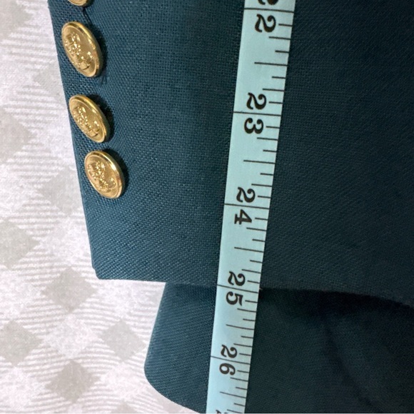 Vtg Palm Beach MASTERS Green Golf Gold Button Blazer Jacket Sport Coat 44 R - Picture 9 of 9